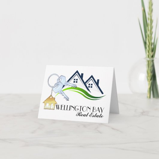 Echtes Anwesen Danke oder Blank Note (Vorderseite)