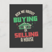 Echtes Anwesen - Frag Postkarte (Vorderseite)