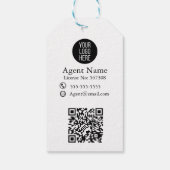 Echtes Anwesen Geschenkanhänger (Rückseite)