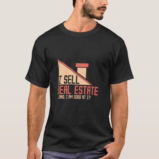 Echtes Anwesen - ich verkaufe echtes Anwesen T-Shirt (Vorderseite)