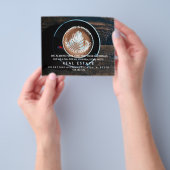 Echtes Anwesen Kaffeeüberweisungen Ankündigung Flyer (Gruppe)