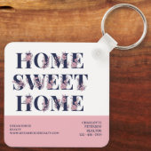 Echtes Anwesen Käufer Abschlussgeschenk Schlüsselanhänger (Rückseite)