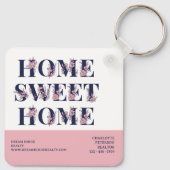 Echtes Anwesen Käufer Abschlussgeschenk Schlüsselanhänger (Rückseite)