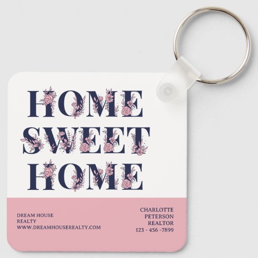 Echtes Anwesen Käufer Abschlussgeschenk Schlüsselanhänger (Rückseite)