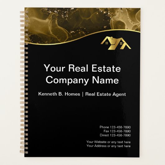 Echtes Anwesen. Konstruktion. Black Gold Planer (Vorderseite)