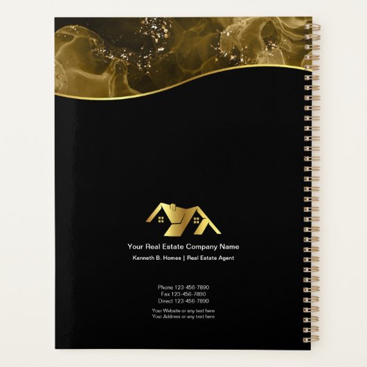 Echtes Anwesen. Konstruktion. Black Gold Planer (Rückseite)