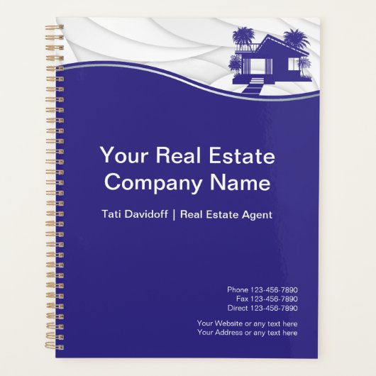 Echtes Anwesen. Konstruktion. Blue Silver Planer (Vorderseite)