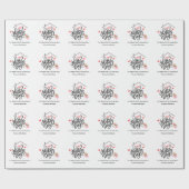 Echtes Anwesen Vielen Dank an den Kunden | Fröhlic Geschenkpapier (Flach)