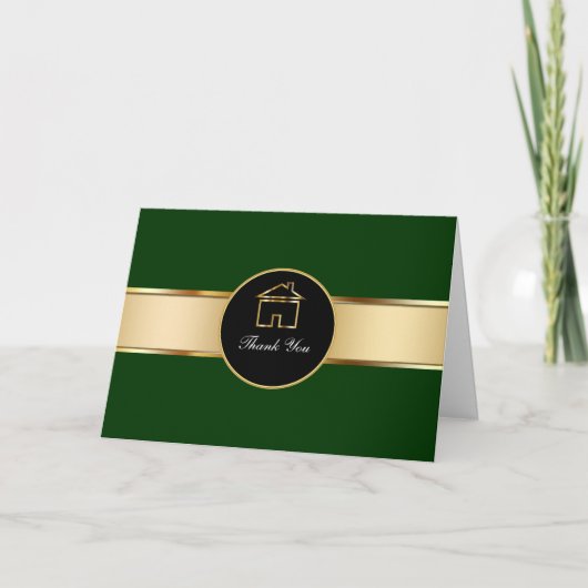 Echtes Anwesen Vielen Dank Karten (Vorderseite)