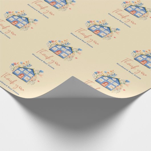 Echtes Anwesen Vielen Dank Promotions Marketing Tr Geschenkpapier (Ecke)