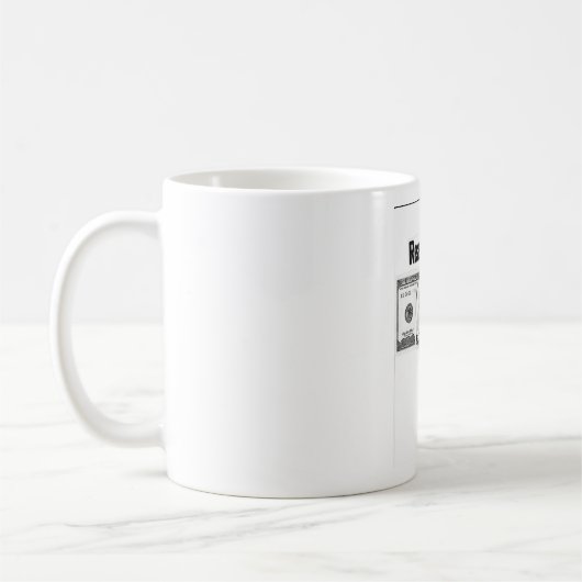 echtes Geld Kaffeetasse (Links)