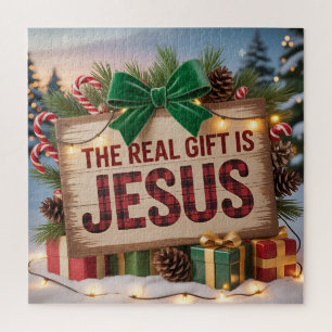 Echtes Geschenk Jesus Puzzle