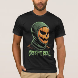 Echtes Halloween-Grauen T-Shirt