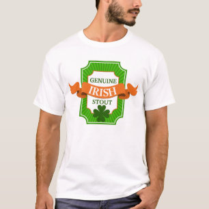 Echtes irisches Etikett und Band T-Shirt