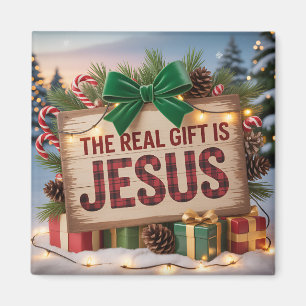 Echtes Jesus-Geschenk Magnet