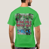 Echtes Leben gibt es kein Undo, Nerd-Version, grün T-Shirt (Rückseite)