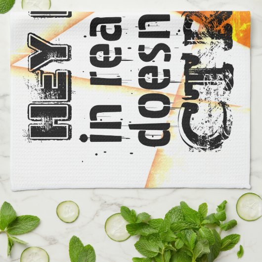 Echtes Leben gibt es kein Undo, Nerd-Version - ora Geschirrtuch (Gefaltet)