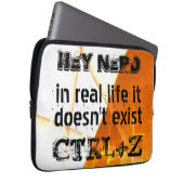 Echtes Leben gibt es kein Undo, Nerd-Version - ora Laptopschutzhülle (Vorne Rechts)