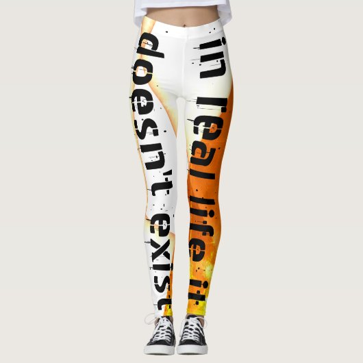 Echtes Leben gibt es kein Undo, Nerd-Version - ora Leggings (Vorderseite)