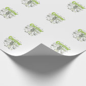 Echtes Skelett Halloween Knochen Spinne Wir Geschenkpapier (Ecke)
