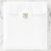 Echtes Skelett Halloween Knochen Spinne Wir Runder Aufkleber (Tasche)