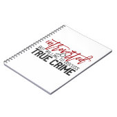 echtes Verbrechen Notizblock (Linke Seite)