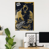 echtes Verbrechen Poster (Heimbüro)