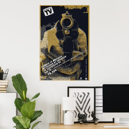 echtes Verbrechen Poster (Heimbüro)