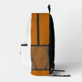 Echtes Waschbär-Skateboard mit coollem Design Bedruckter Rucksack (Rechts)