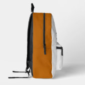 Echtes Waschbär-Skateboard mit coollem Design Bedruckter Rucksack (Links)