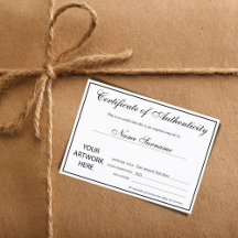 Echtheitszertifikat durch Hinzufügen von Logos