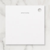 Echtheitszertifikat Geschenkanhänger (Rückseite)