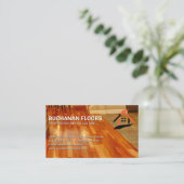 Echtholzböden und Fliesen | Generalunternehmer Visitenkarte (Stehend Vorderseite)