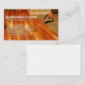 Echtholzböden und Fliesen | Generalunternehmer Visitenkarte (Vorne/Hinten)