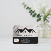 Echtholzmor zertifiziert visitenkarte (Stehend Vorderseite)