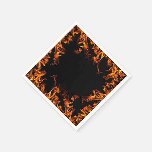 Echtholznaprinkins orange-gelb serviette (Ecke)