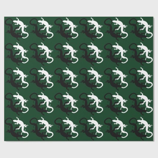 Echtholzpapier Reptilien Weihnachtsbuch Geschenkpapier (Flach)