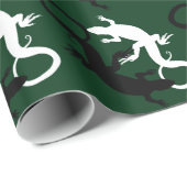 Echtholzpapier Reptilien Weihnachtsbuch Geschenkpapier (Rolleneckpunkt)