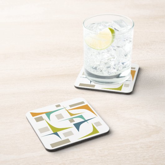 Eckchen Mitte des modernen Stils Geometrischer Unt Getränkeuntersetzer (Rechte Seite)