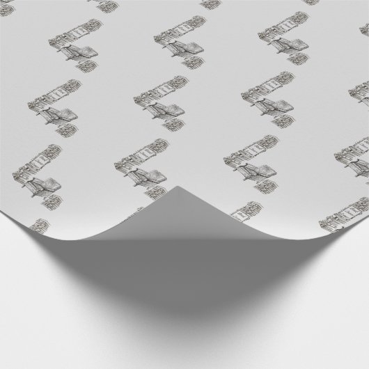 Ecke Buchliebhaber Geschenkpapier (Ecke)