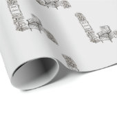 Ecke Buchliebhaber Geschenkpapier (Rolleneckpunkt)