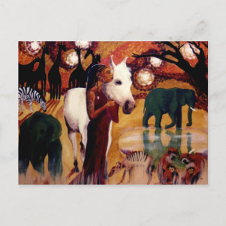 Ecke der Erd-Postkarte Postkarte