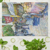 Ecke der FliegenSchweinezucht und Wein ein bissche Geschirrtuch (Gefaltet)