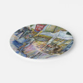 Ecke der FliegenSchweinezucht und Wein ein bissche Pappteller (Schrägansicht)