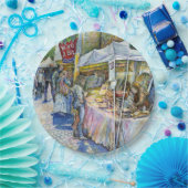 Ecke der FliegenSchweinezucht und Wein ein bissche Pappteller (Party)