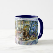 Ecke der FliegenSchweinezucht und Wein ein bissche Tasse (VorderseiteRechts)