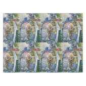 Ecke der FliegenSchweinezucht und Wein ein bissche Tischdecke (Vorderseite (Horizontal))