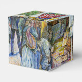 Ecke der Fliegenschweinfarm und Wein ein wenig. Geschenkschachtel (Rückseite)