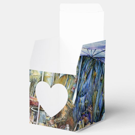 Ecke der Fliegenschweinfarm und Wein ein wenig. Geschenkschachtel (Geöffnet)