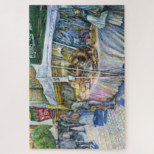 Ecke der Fliegenschweinfarm und Wein ein wenig. Puzzle (Vertikal)